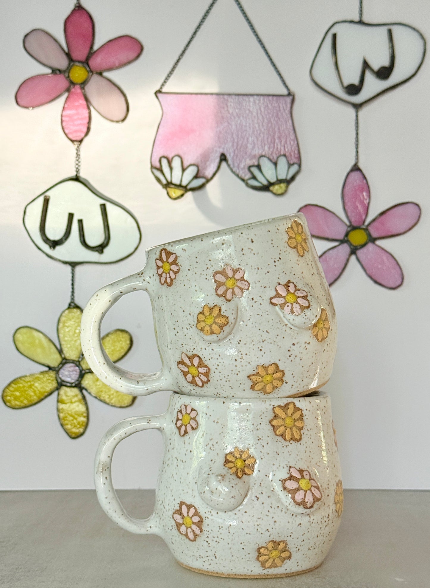Nice Tits Flower Power Mug