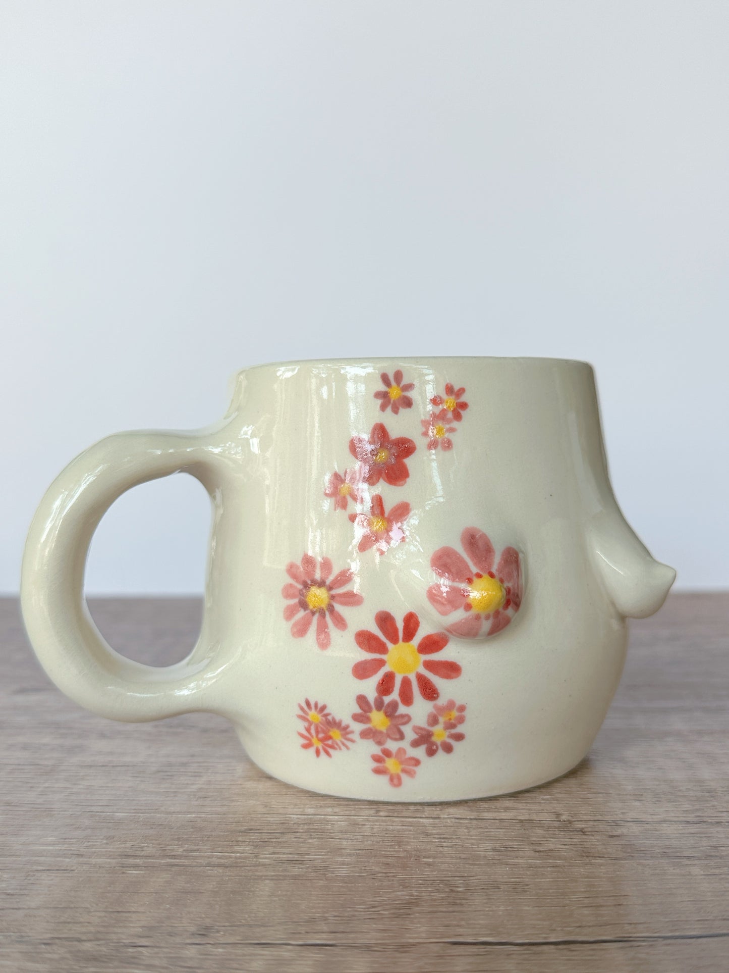 Nice Tits Floral Wave Mug