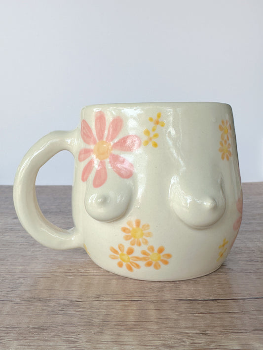 Nice Tits Flower Power Mug