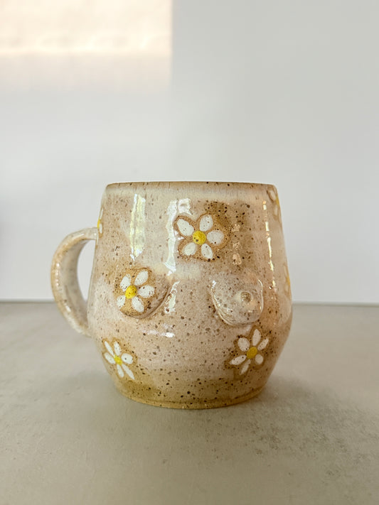 Nice Tits Flower Power Mug