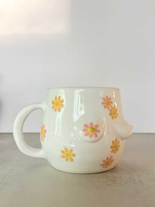 Nice Tits Flower Power Mug